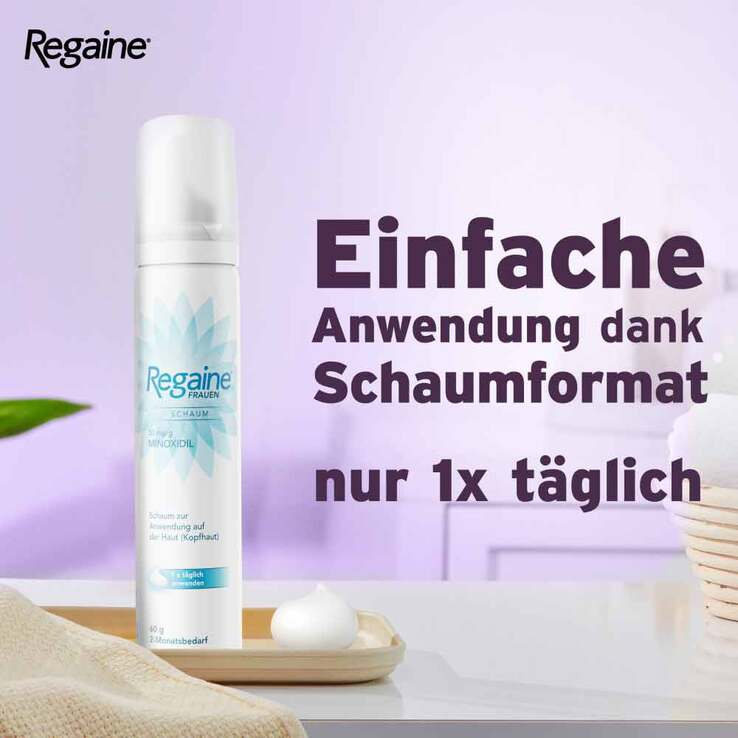 Regaine Frauen Schaum 50 mg/g, 2X60 g