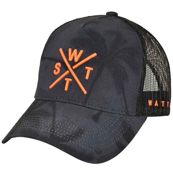 Casquette WATTS TRUCKER CAP TRIBE TROPICAL BLACK TROPICAL BLACK
