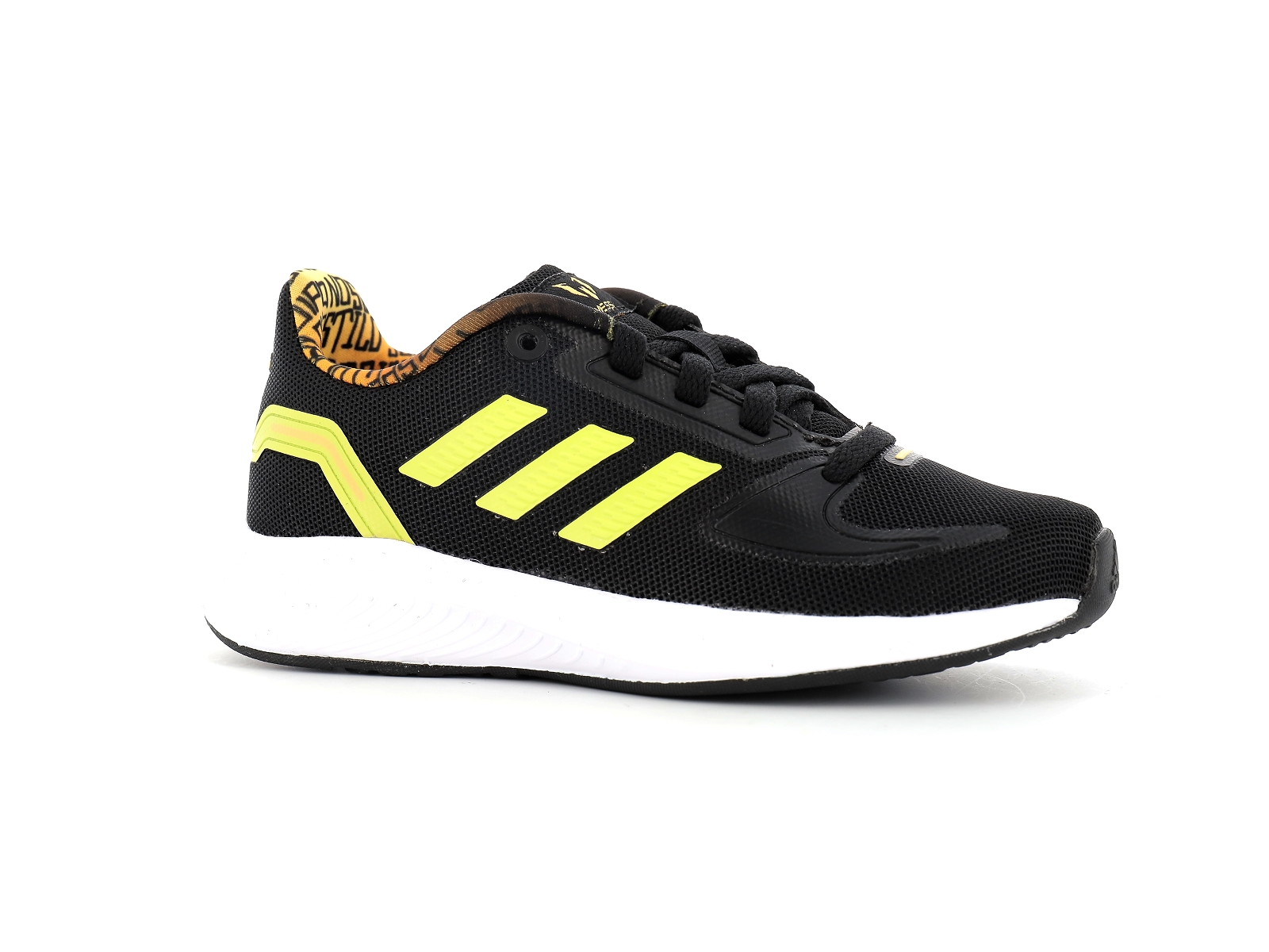 Adidas-GW6121 Synthétique Noir Jaune