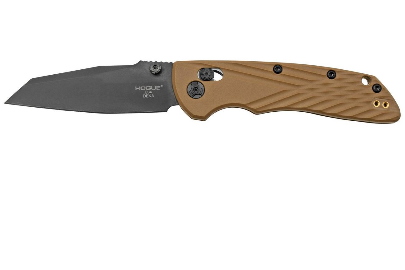 Hogue Deka 24367 Black Magnacut, Flat Dark Earth, Wharncliffe, zakmes