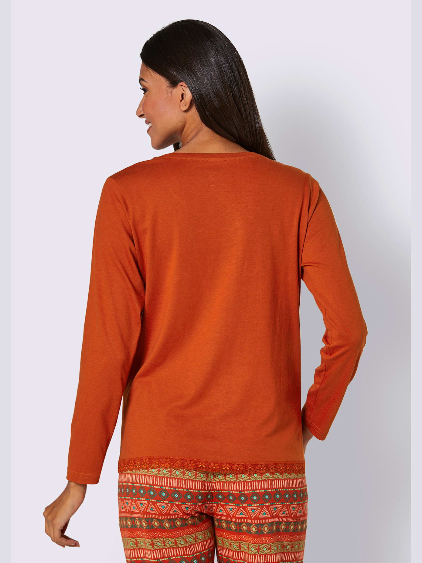 Pyjama-t-shirt jersey fin