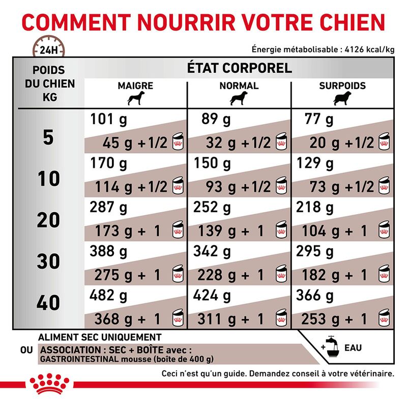 Royal Canin Veterinary Canine Gastrointestinal à Prix Discount | bitiba.fr