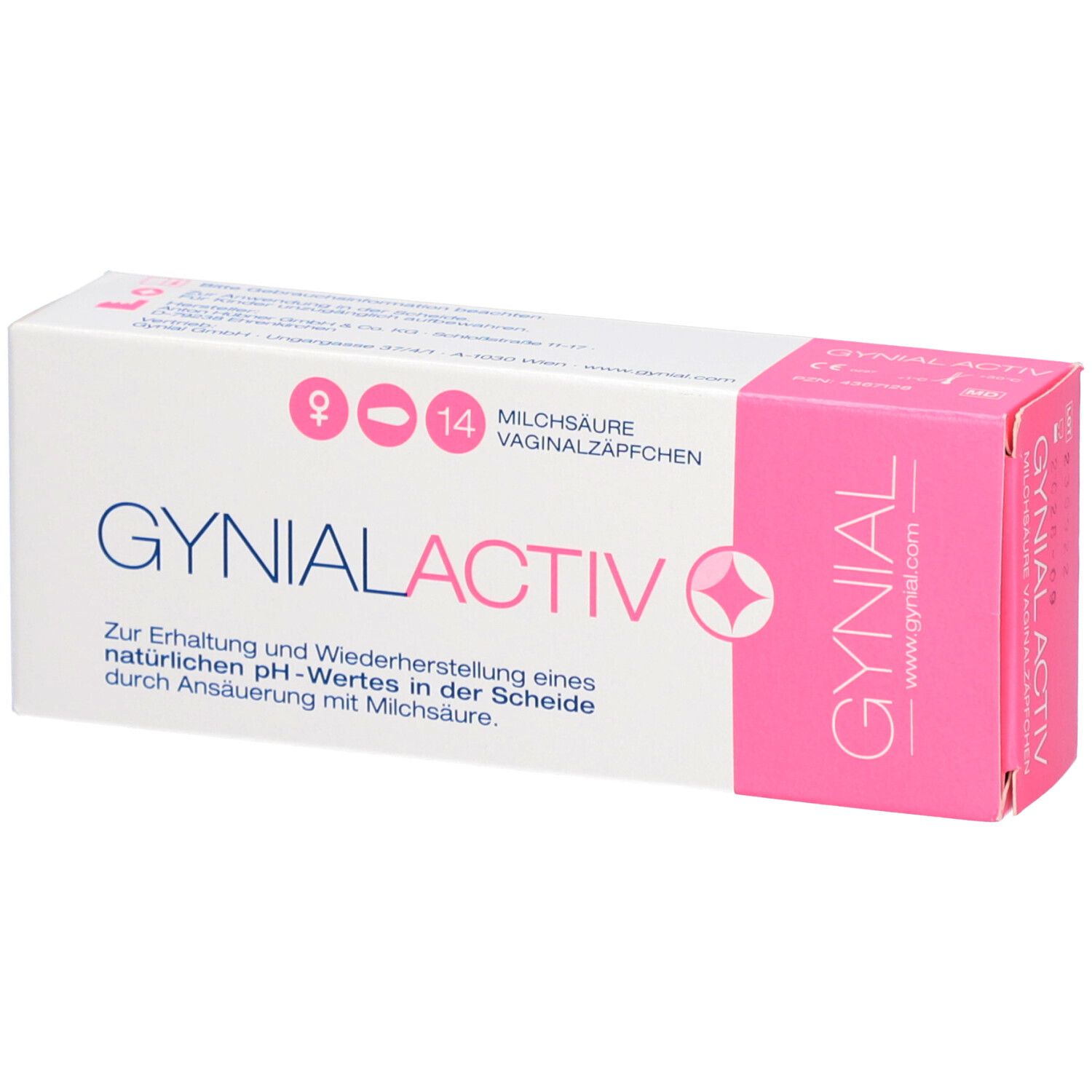 GynialActiv Milchsäure Vaginalzäpfchen