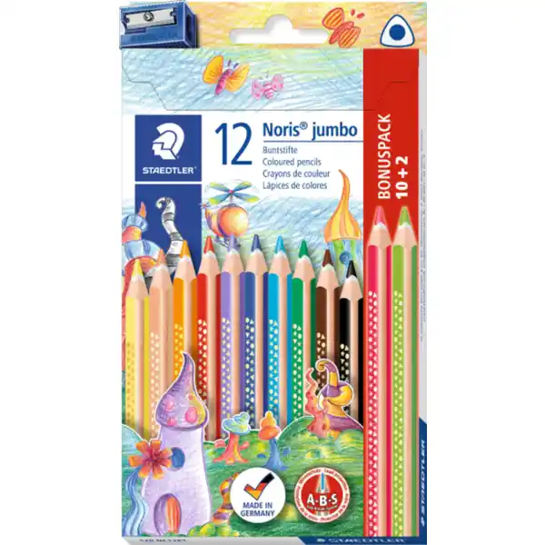 Noris jumbo Buntstifte 12er-Pack