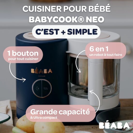 Babycook Néo Robot Bébé 6 en 1   Night Blue        de               Béaba