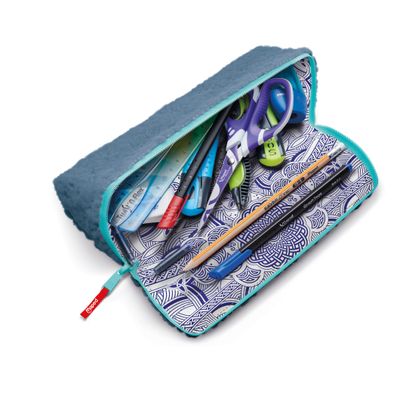 Maped - Trousse à ouverture XXL Effet - laine bleue