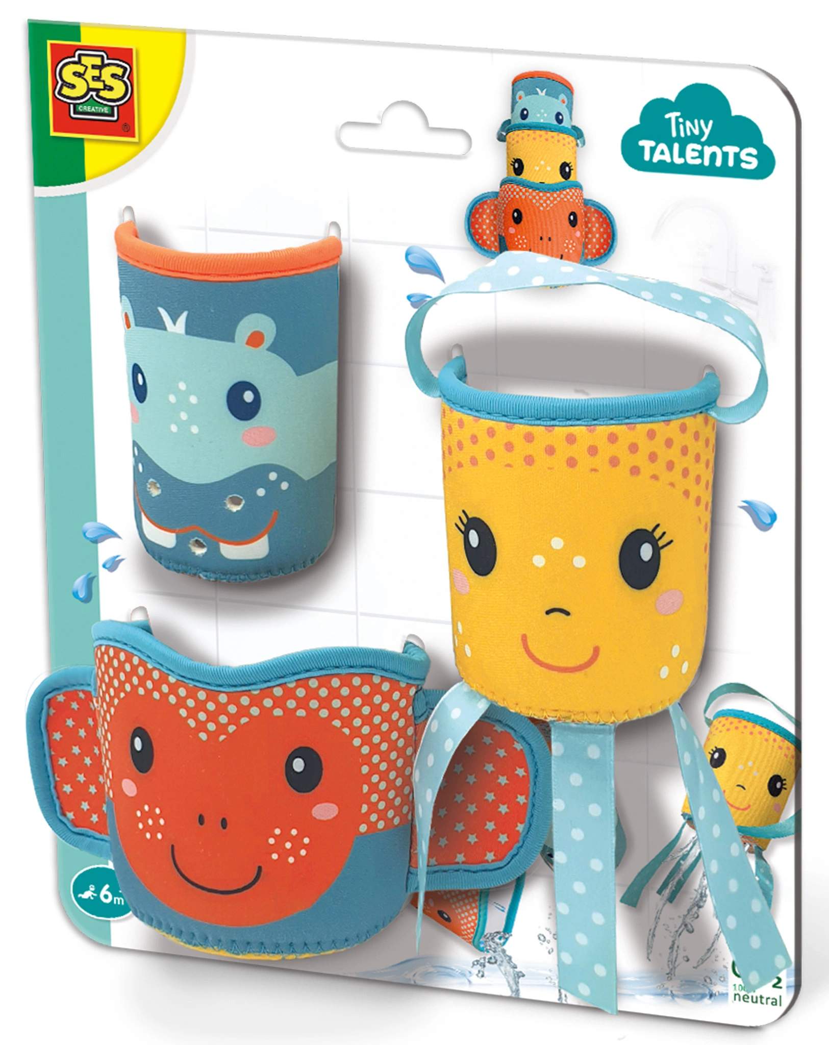 Badewannenbecher TINY Talents 3-teilig