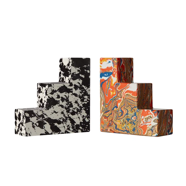 Tom Dixon - Swirl Stepped Buchstützen, multi