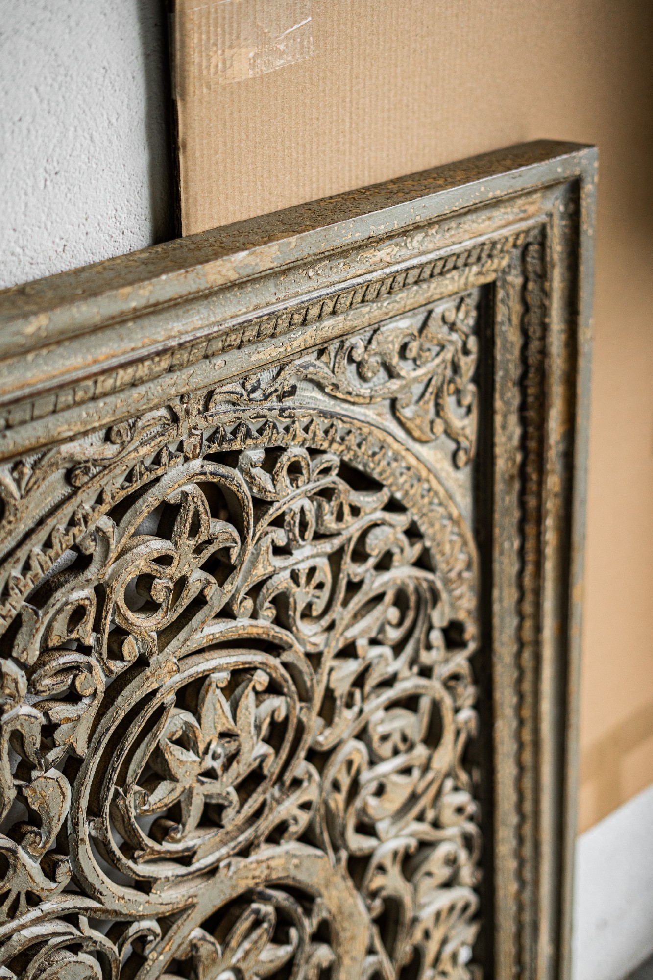 Wandpanel 'Flowers Hedge', T 6 cm, B 105 cm, H 77 cm von fischer's lagerhaus