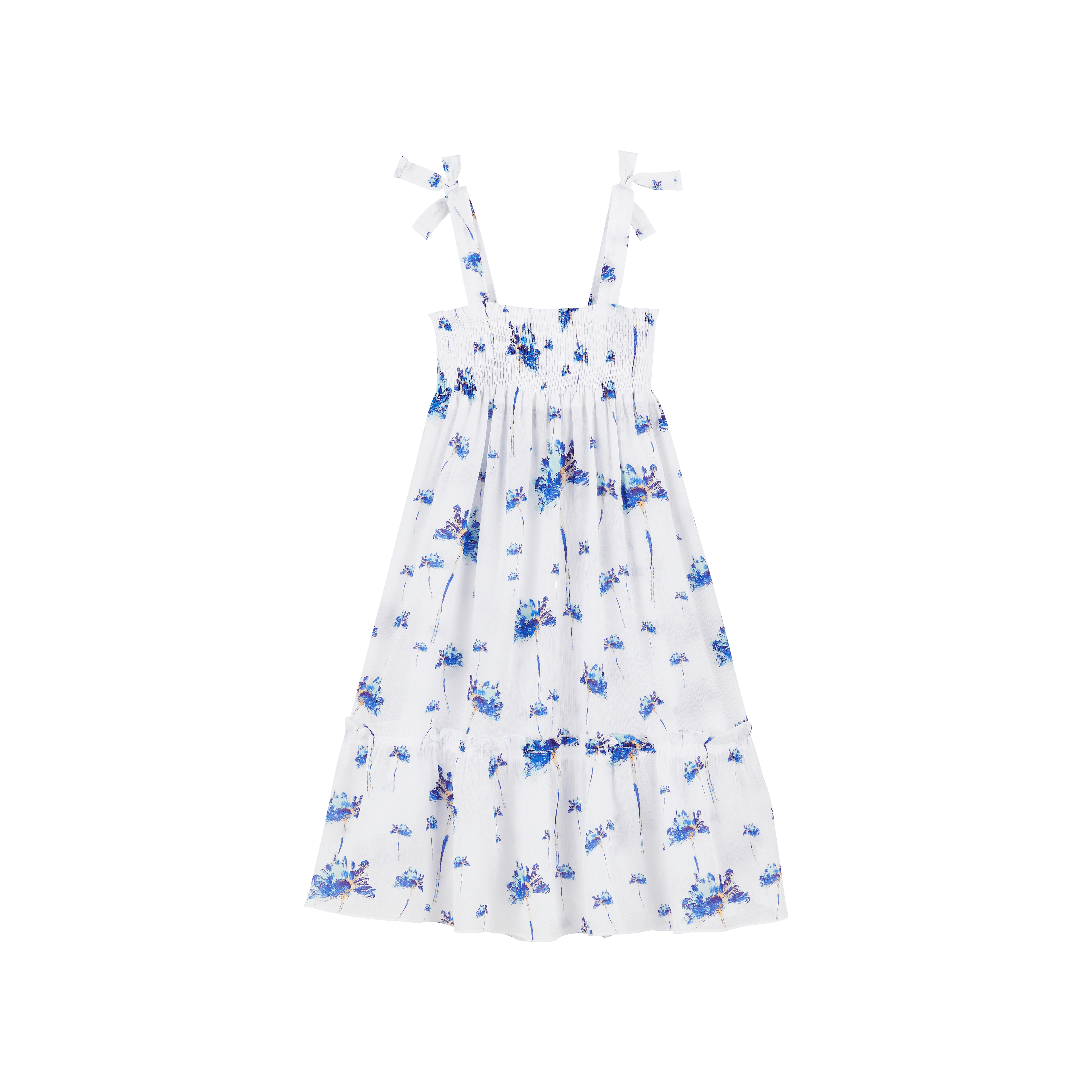 Robe en Viscose Fille Herbier