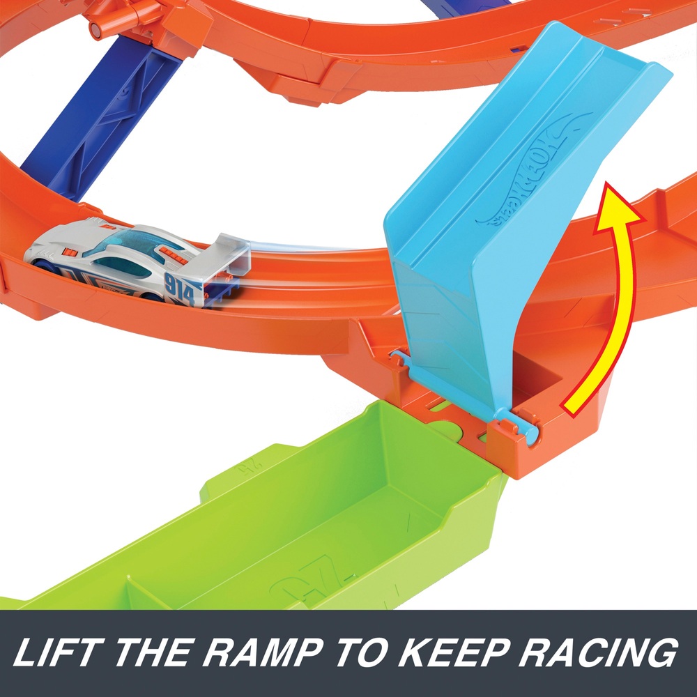 Hot Wheels Action Loop Cyclone Challenge Rennstrecken-Set