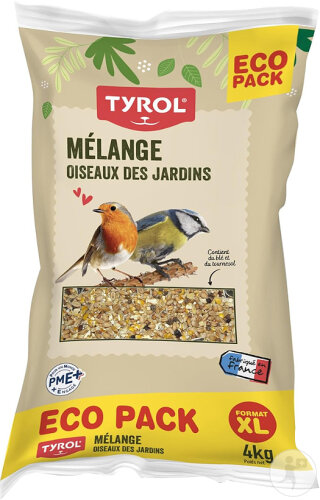 Tyrol Mélange Graines Oiseaux Du Ciel Et Oiseaux Sauvages 4kg