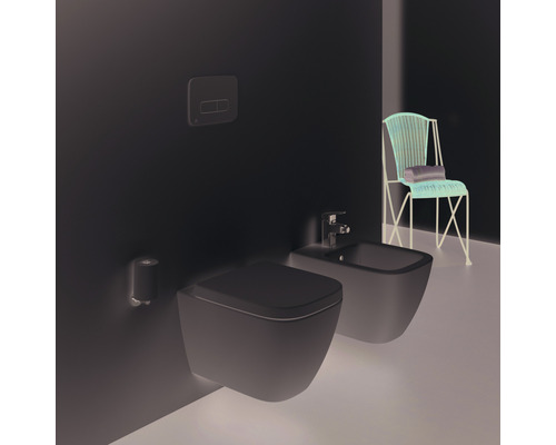 Ideal Standard wandclosetset i.life S, randloos, glanzend wit, met toiletzitting T473801