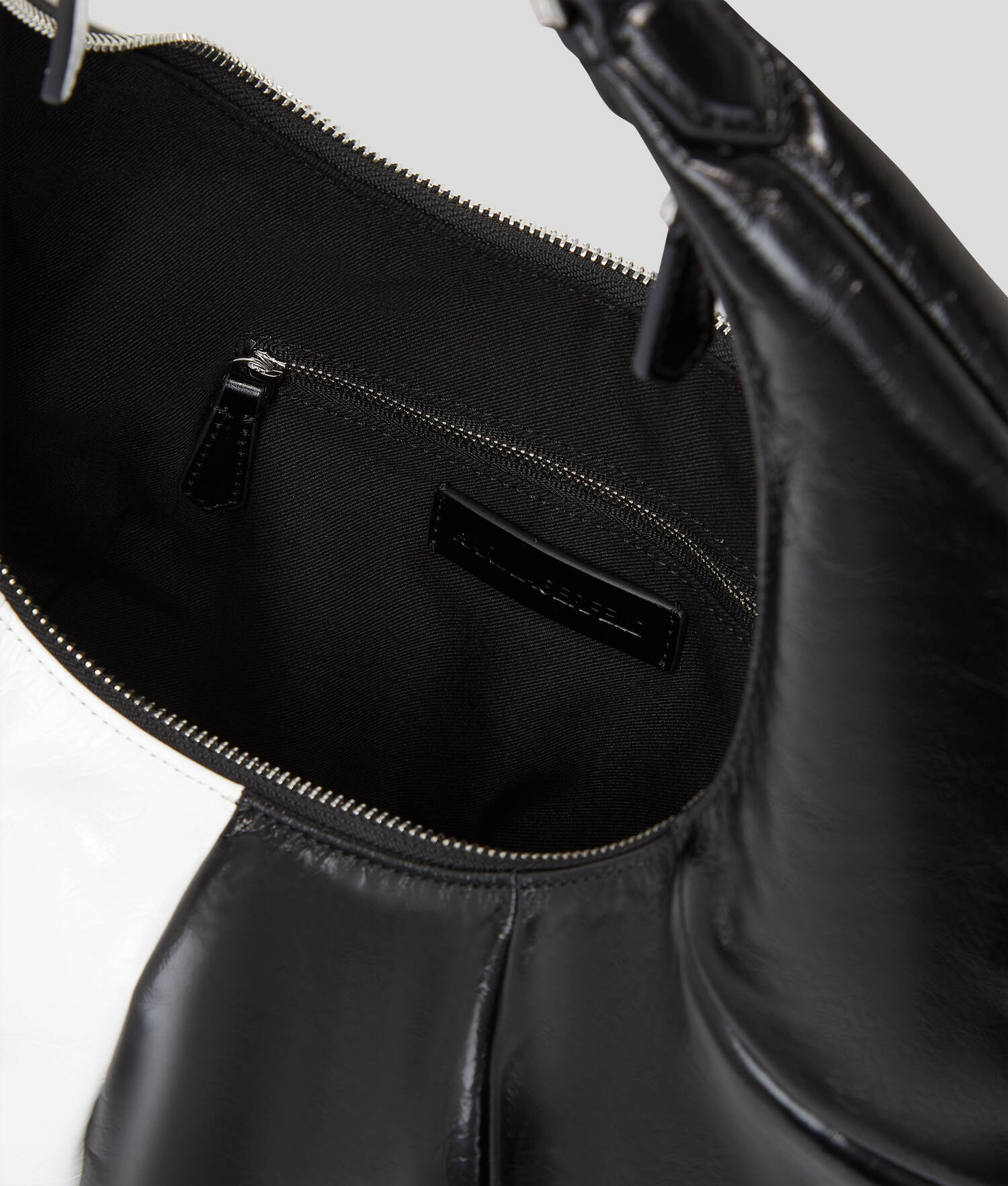 GRAND SAC PORTÉ ÉPAULE KL X JOANN - Blanc/Noir