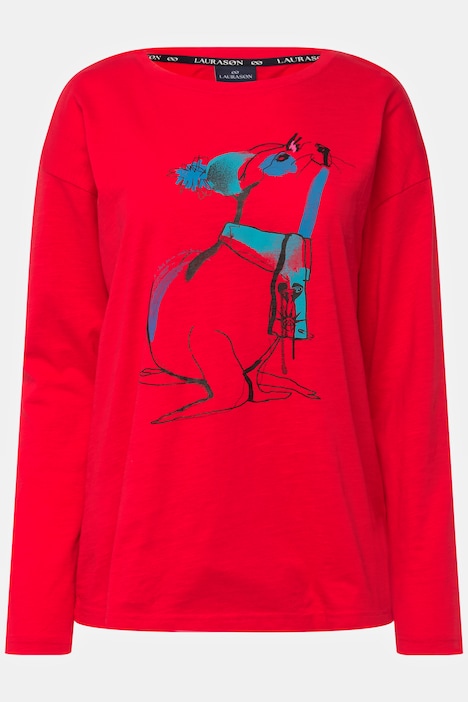 T-Shirt, Robbe, Rundhals, Langarm, OEKO-TEX