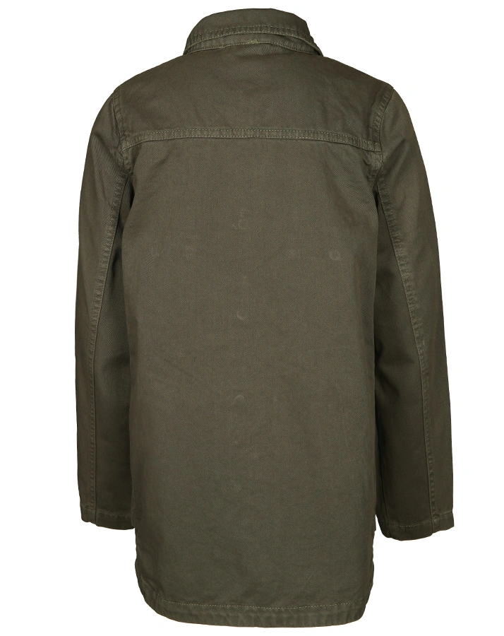 Jacke NKFMILI mit Blumenstickerei in dunkelgrün