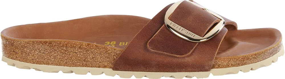 Birkenstock  Madrid Big Buckle Leoi - Cognac