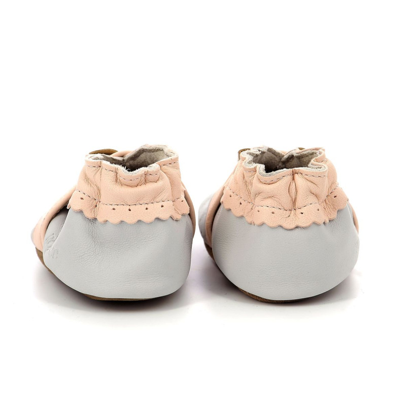 Robeez Robeez chaussons Happy Mood rose