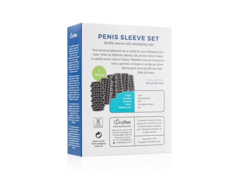 Easytoys Penishülle Set transparent Extender-Hülle für den Penis