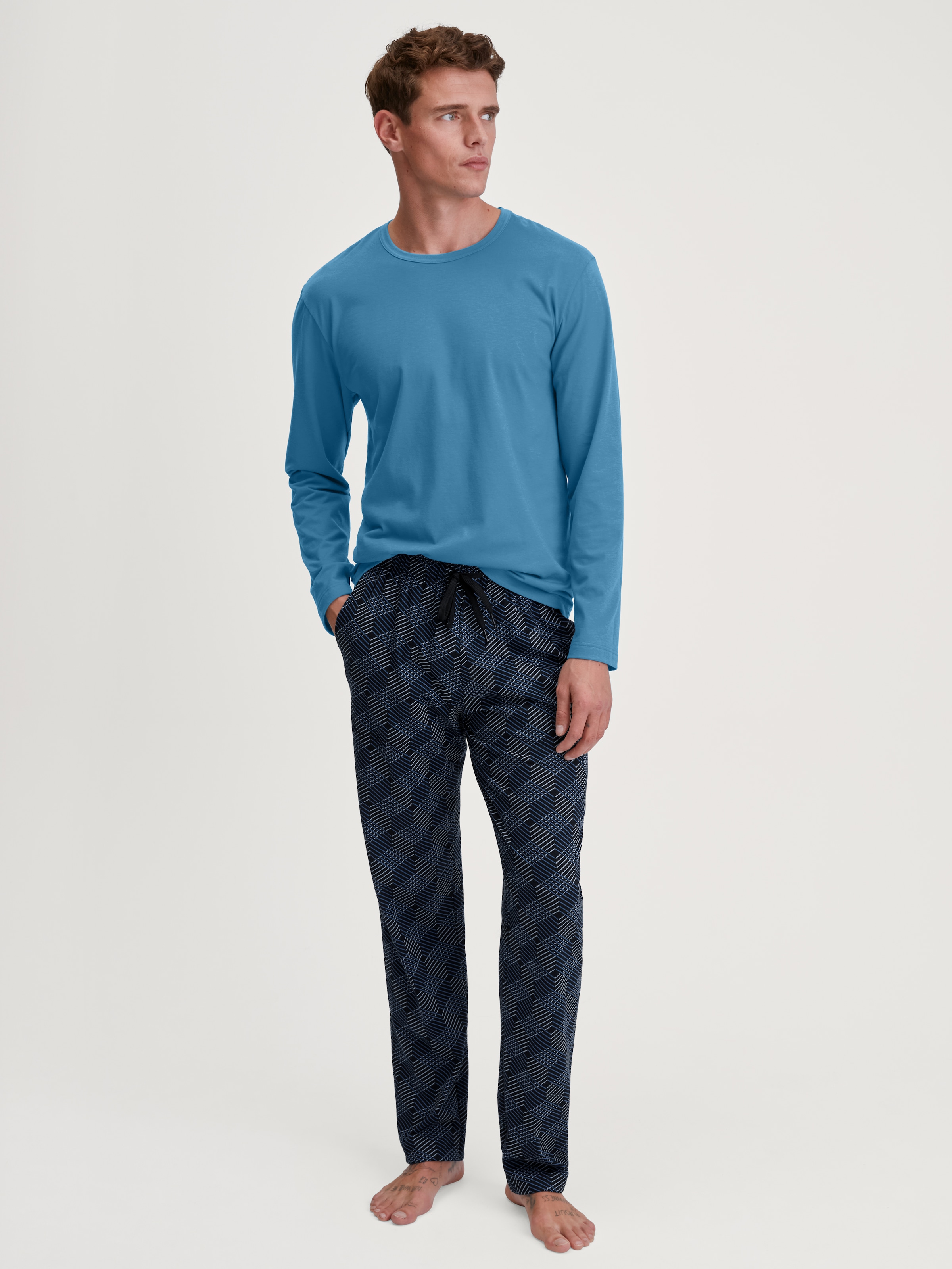 CALIDA Langarmshirt »Remix Basic Sleep«