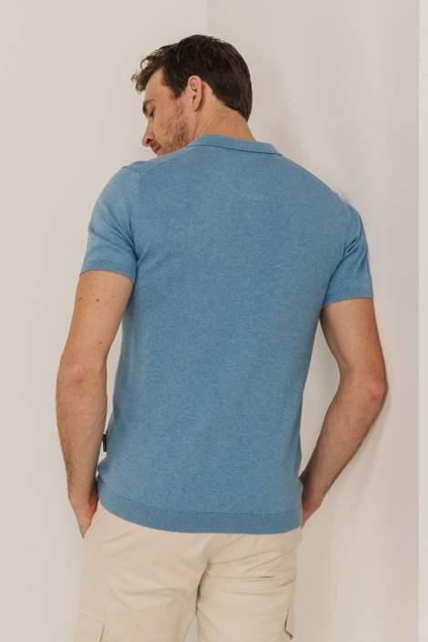 State of Art blauwe heren polo