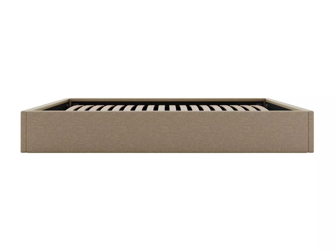 Sommier coffre 180 x 200 cm en tissu - Taupe - PONTOS de YSMÉE