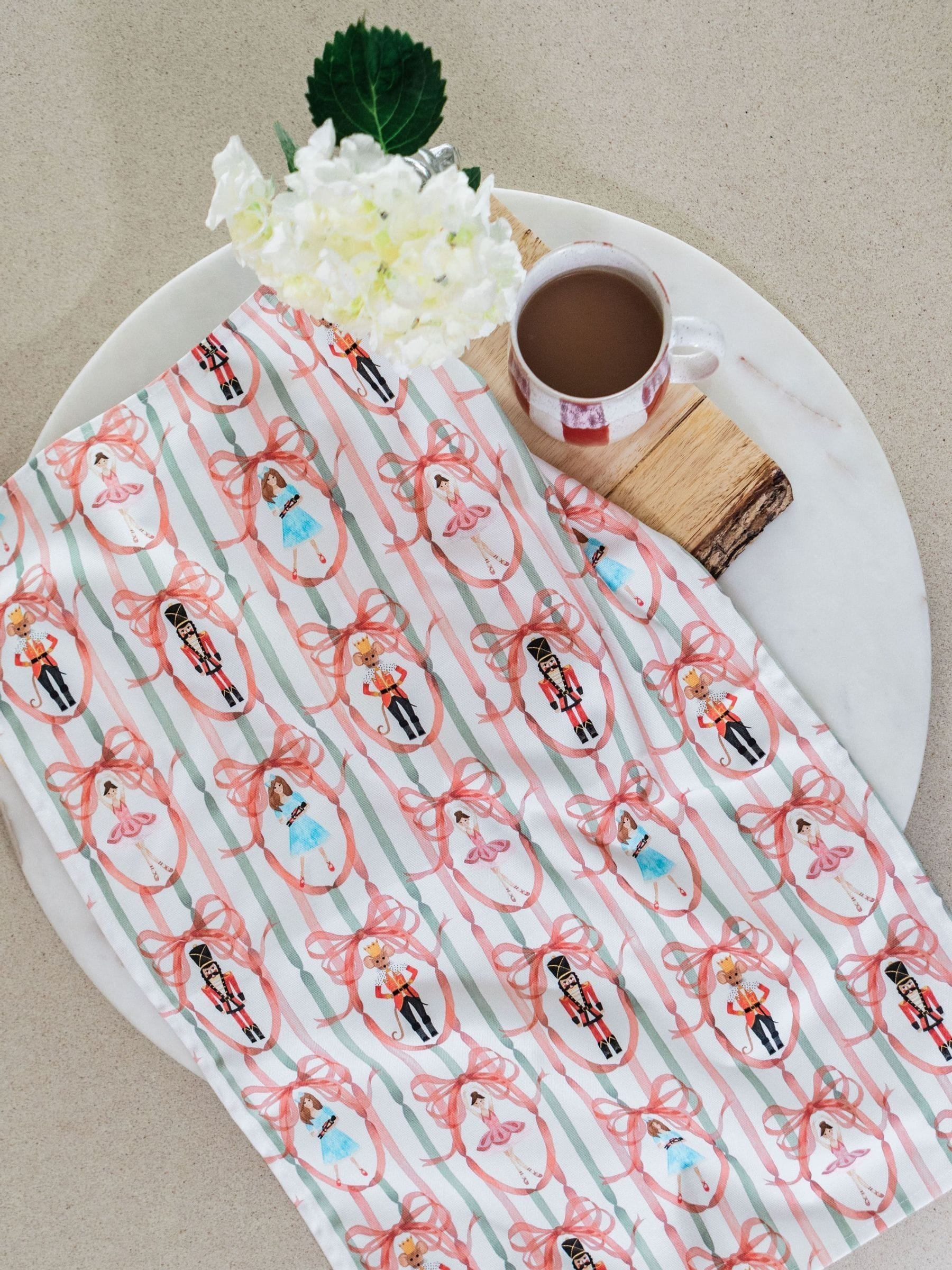 Avalon Home Candied Nutcracker Tea Towel