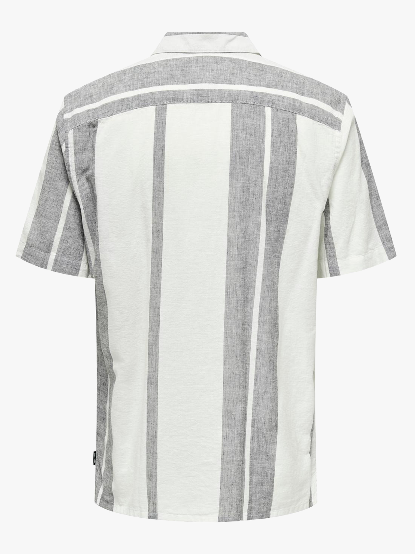 Caiden Short Sleeve Stripe Linen Resort