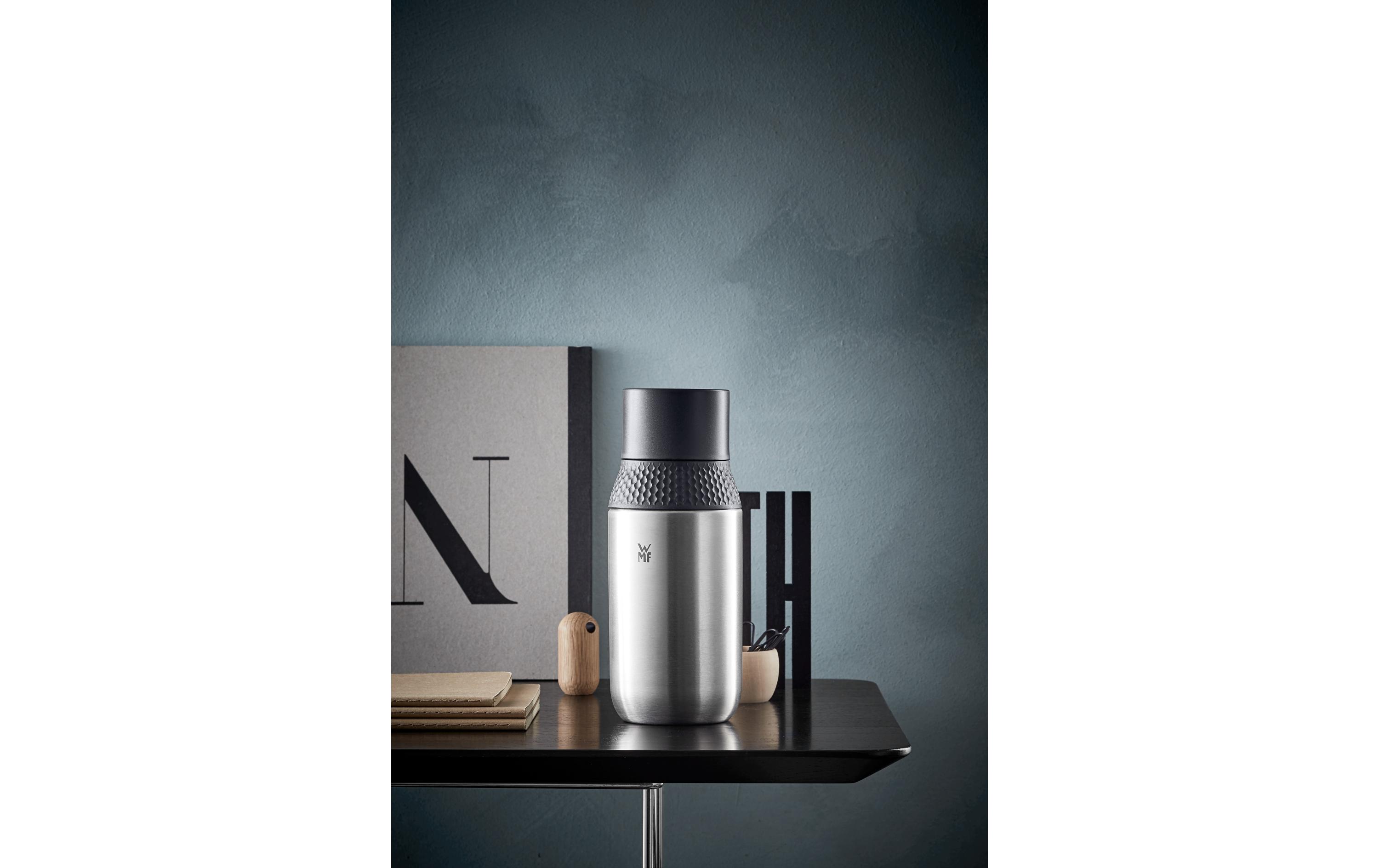 Thermosflasche Iso2Go 350 ml, SilberIsolierflasche aus Edelstahl