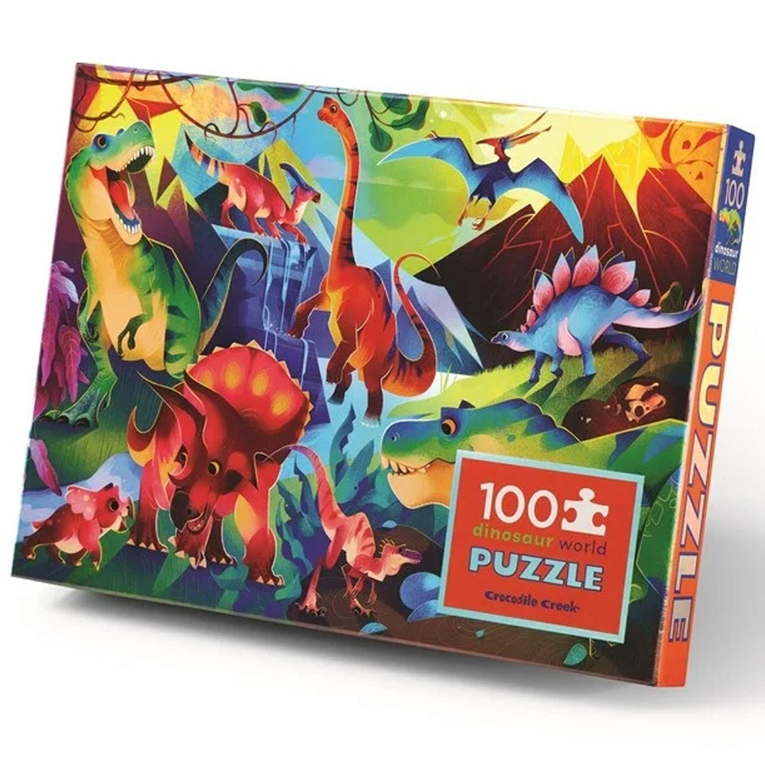Crocodile creek holografische puzzel dinosaurus