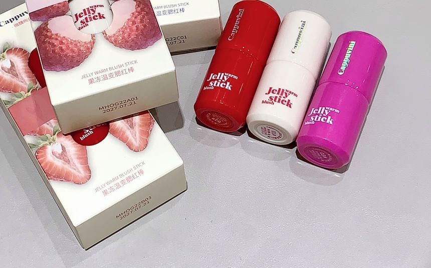 Cappuvini - Jelly Kleurveranderende Blush Stick - 3 Kleuren