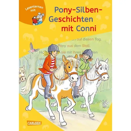 Carlsen Verlag LESEMAUS zum Lesenlernen Sammelbände: Pony-Silben-Geschichten mit Conni
