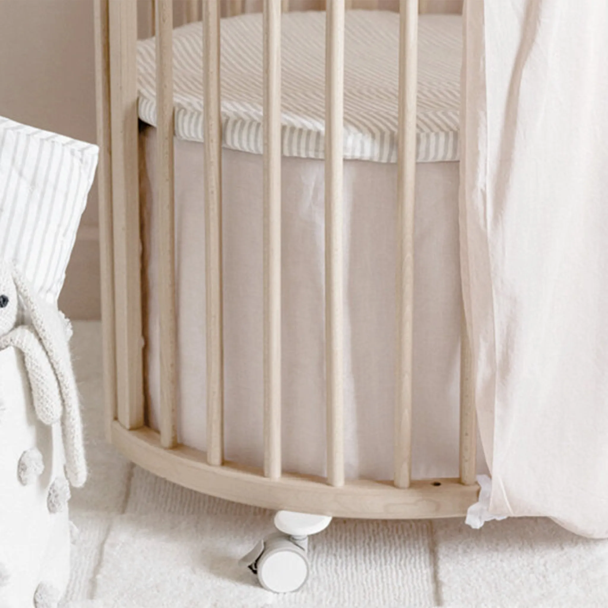 Stokke Jupe de Lit pour Stokke® Sleepi™ Mini Couchette - Gris