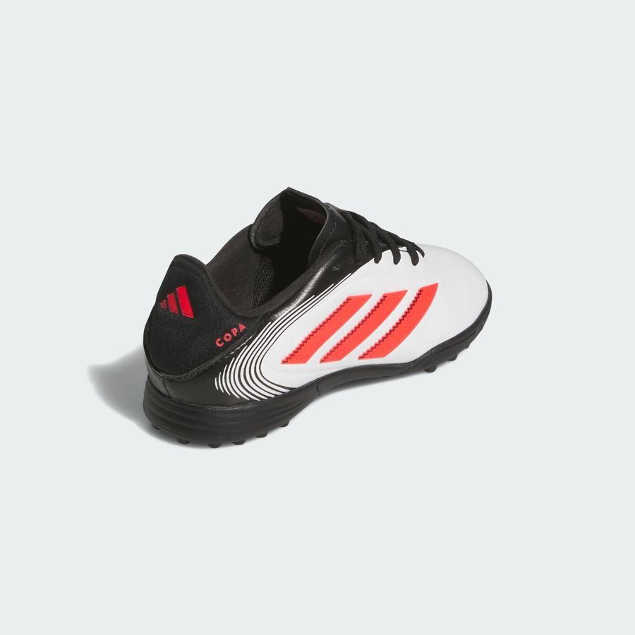 adidas Copa Pure League III TF Pure Victory - Blanc/Lucid Red/Noir Enfant