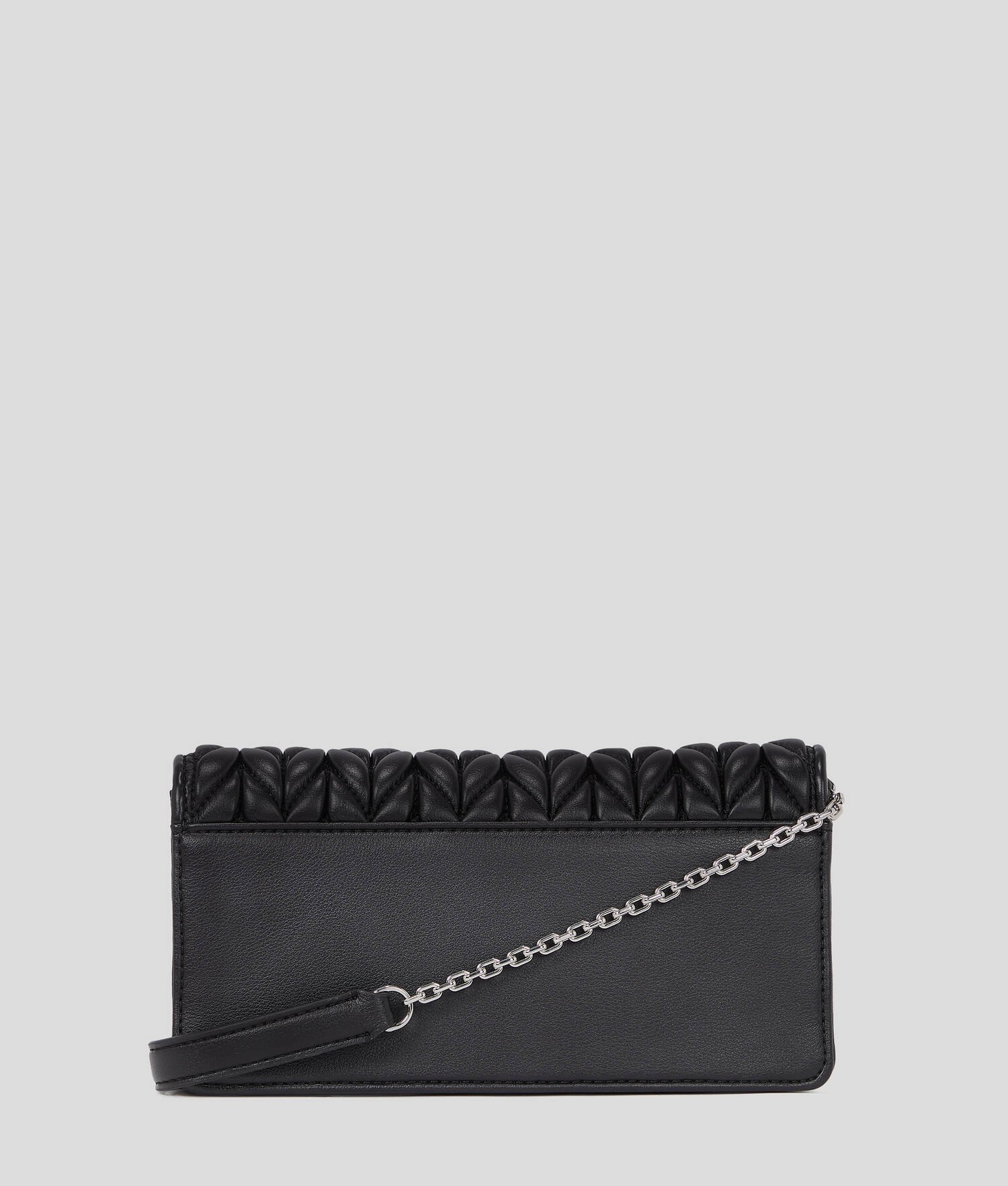 PORTEFEUILLE BANDOULIÈRE K/WEAVE - Noir-Nickel