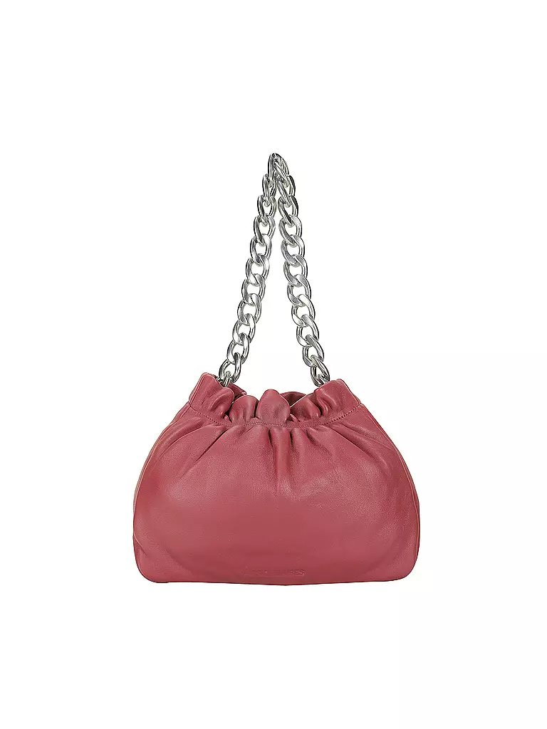 LES VISIONNAIRES Ledertasche - Umhängetasche CAMILLE SILKY beere