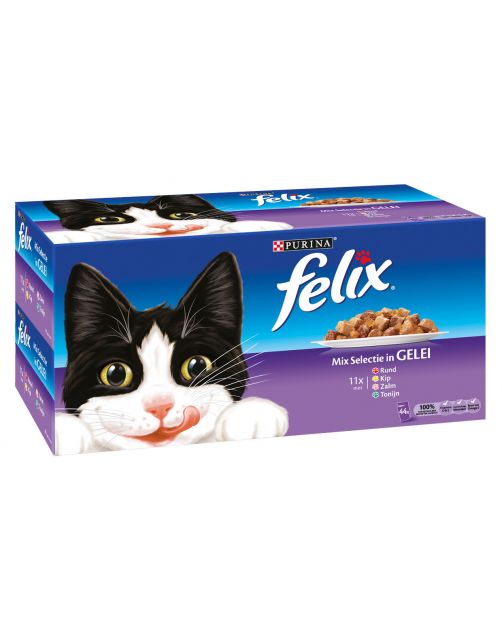 Felix Multipack Maaltijdzakjes Mixed Selection - Kattenvoer