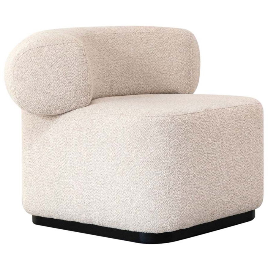 Luna Lounge 1 Seater Facet 1037 frame zwart