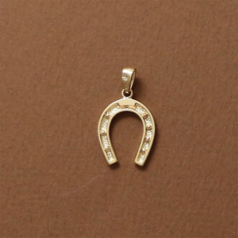 Pendentif fer à cheval - Plaqué or