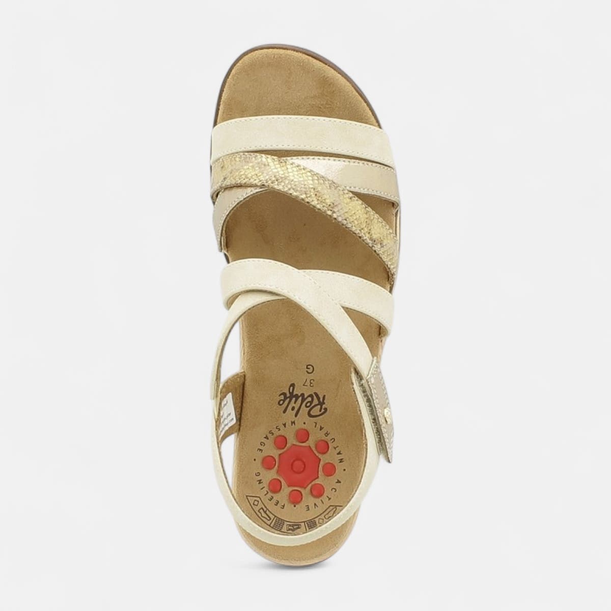 Sandales Femme or