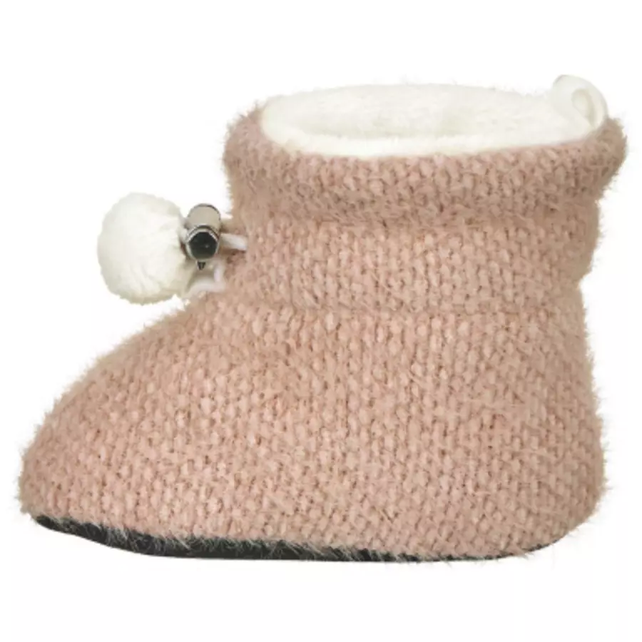 Sterntaler Babyschuh Bommel pink