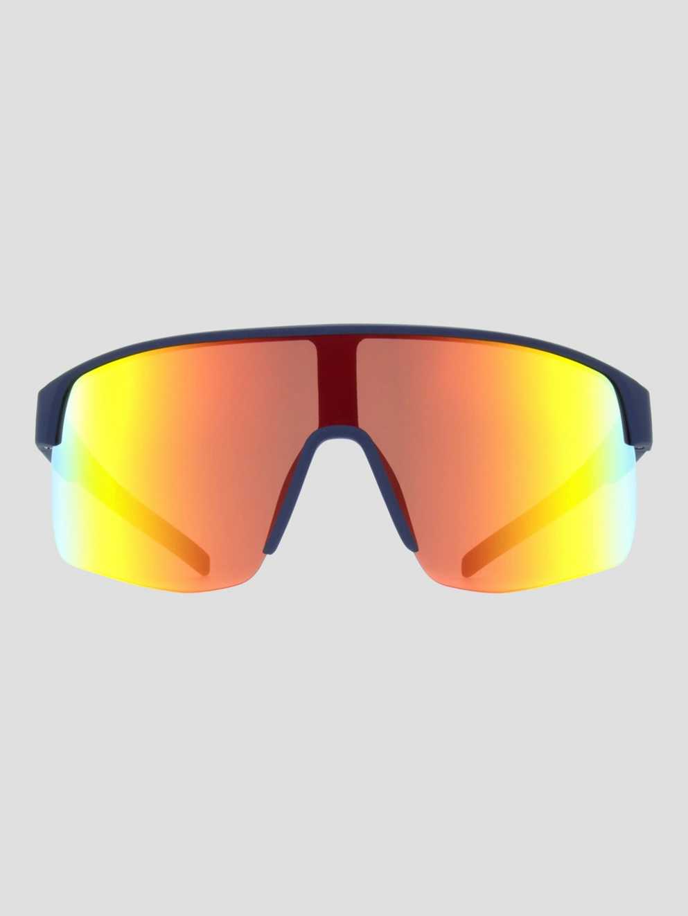 Red Bull SPECT Eyewear DAKOTA-004 Matt Metallic Blue Sunglasses brown with orange revo