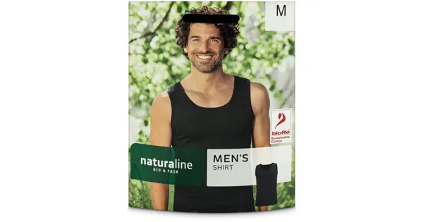 Naturaline Textil Herren Shirt schwarz M