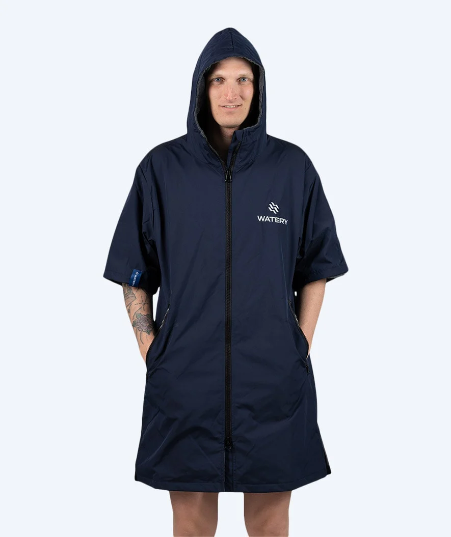 Watery Surf poncho - Waterproof - Mørkeblå