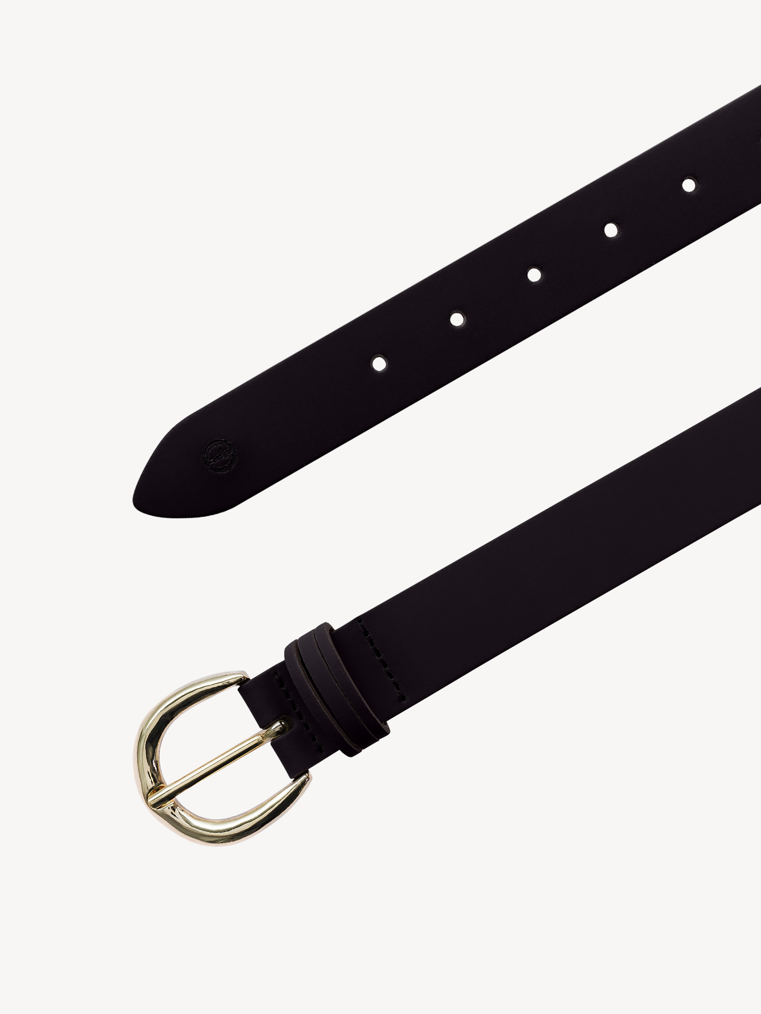 Leren Riem - zwart