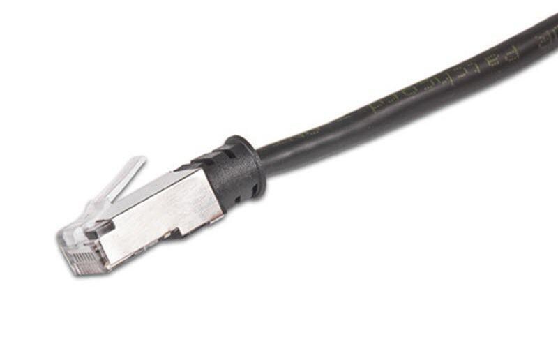 Patchkabel RJ-45 - RJ-45, Cat 5e, F/UTP, 0.5 m, SchwarzCat.5e-Patchkabel, 0,5 m