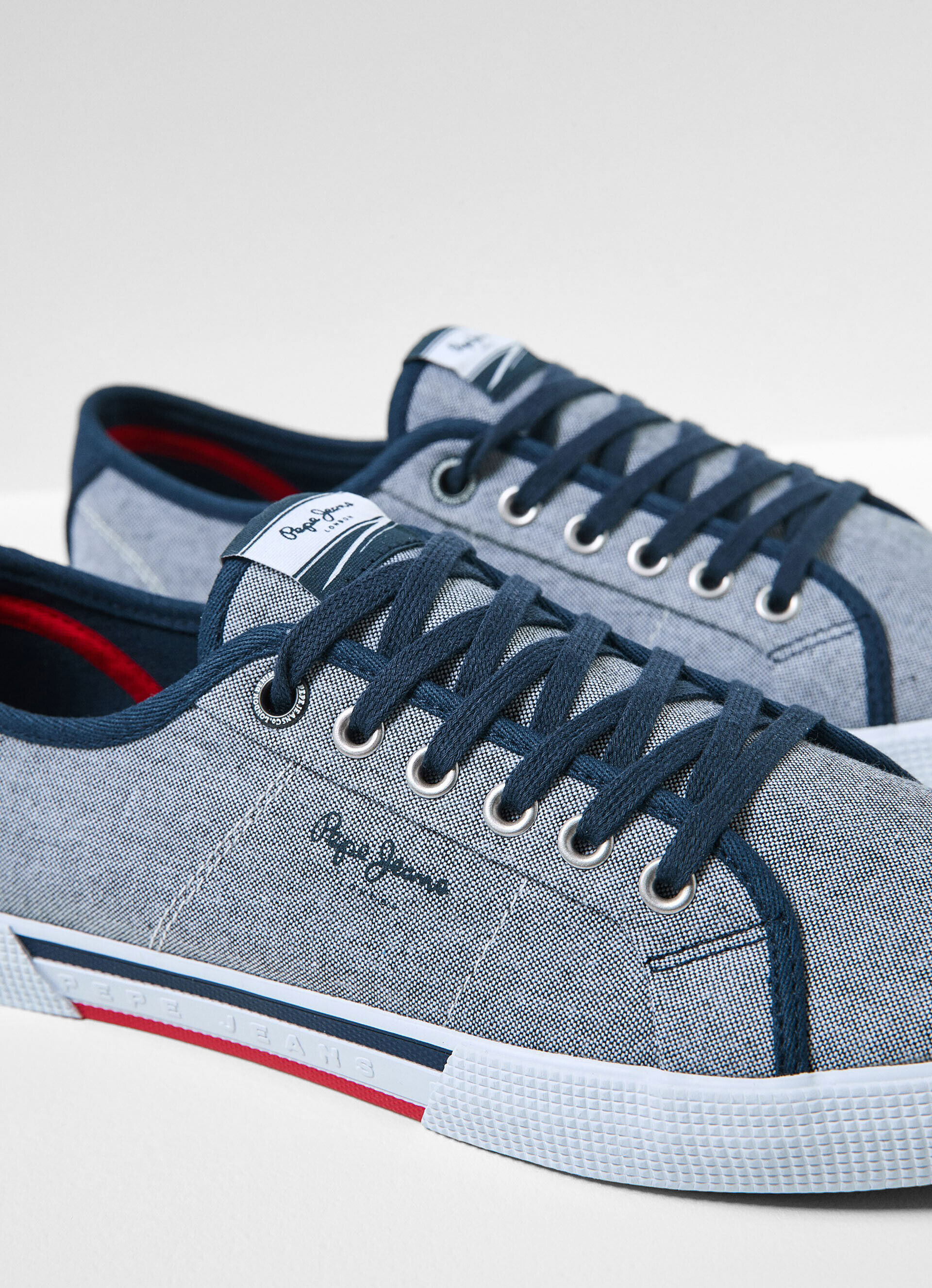 TÊNIS BÁSICOS DE CHAMBRAY - azul chambray