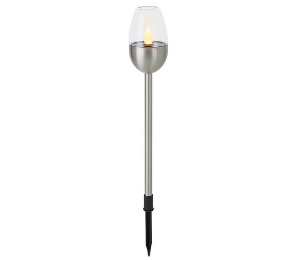 Dehner Solar-Edelstahlleuchte Jaro, 4er-Set