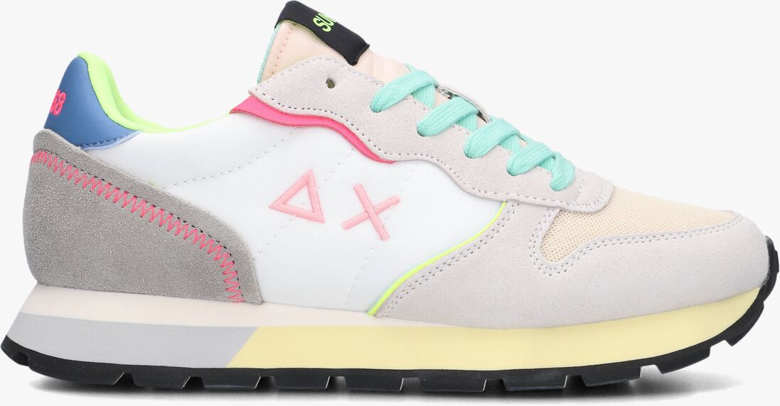 SUN68 witte sun68 lage sneakers ally color explosion