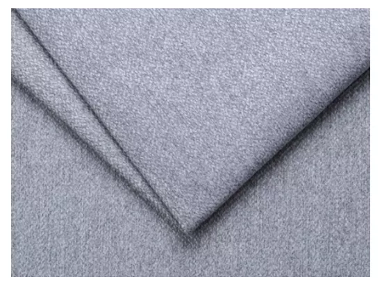 Grand canapé d'angle droit en tissu chiné gris POGNI de Maison Céphy